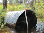 Culvert Crossing, Hood Brook at Route 2, Pittsfield, Maine