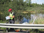 Culvert Crossing, Hood Brook at Route 2, Pittsfield, Maine