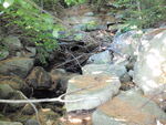 Culvert Crossing, Huckleberry Stream at Borough Road, Chesterville, Maine