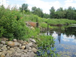 Culvert Crossing, Hunter Brook at Bog Brook Rd, China, Maine