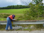 Culvert Crossing, Jock Stream at East Rd, Wales, Maine