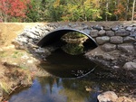 Culvert Crossing, Jordan Brook at Dalia Farm Road, Newburgh, Maine