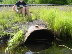Culvert Crossing, Joy Pond at Whitefield Rd, Pittston, Maine