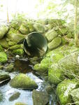 Culvert Crossing, Lakin Brook at Peabody Pond Rd, Sebago, Maine