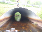 Culvert Crossing, Ledge Cut Brook at Penobscot Ave, Millinocket, Maine