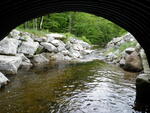 Culvert Crossing, Little Michael Stream at Long Falls Dam Rd, Highland Plt, Maine