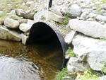 Culvert Crossing, Little Michael Stream at Long Falls Dam Rd, Highland Plt, Maine