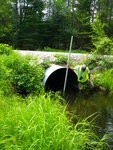 Culvert Crossing, Little River at Long Pond Rd, Cornish, Maine