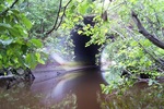 Culvert Crossing, Little River at Main St, Lisbon, Maine