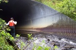Culvert Crossing, Little River at Main St, Lisbon, Maine