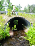 Culvert Crossing, Little River at Route 5, Cornish, Maine