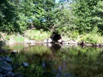 Culvert Crossing, Little Schoodic Stream at Pleasant River Rd, Medford, Maine