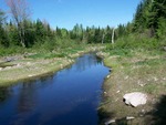 Culvert Crossing, Little Schoodic Stream at Pleasant River Rd, Medford, Maine