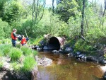Culvert Crossing, Little Schoodic Stream at Unnamed, Medford, Maine
