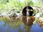 Culvert Crossing, Little Schoodic Stream at Unnamed, Medford, Maine