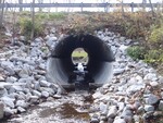 Culvert Crossing, Lords Brook at Route 111, Lyman, Maine