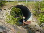 Culvert Crossing, Magotty Meadow Brook at Route 197, Litchfield, Maine