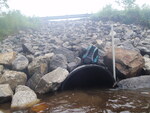 Culvert Crossing, Maxfield Brook at Route 115, Yarmouth, Maine