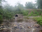 Culvert Crossing, Maxfield Brook at Route 115, Yarmouth, Maine