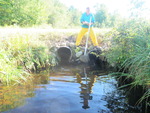 Culvert Crossing, Maxwell Brook at Litchfield Rd, Sabattus, Maine