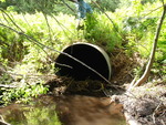 Culvert Crossing, Meadow Brook at North Rd, Sebec, Maine