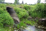 Culvert Crossing, Meadow Brook at North Searsport, Frankfort, Maine