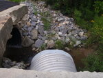 Culvert Crossing, Toddy Brook at Memorial Highway, North Yarmouth, Maine