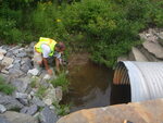 Culvert Crossing, Toddy Brook at Sligo Rd, North Yarmouth, Maine