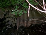 Culvert Crossing, Tracy Brook at Route 95 South, Etna, Maine