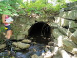Culvert Crossing, Trout Brook at Sawyer St, South Portland, Maine