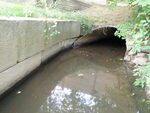 Culvert Crossing, Trout Brook at Sawyer St, South Portland, Maine