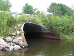 Culvert Crossing, W. Branch Eastern River at Route 126, Whitefield, Maine