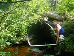 Culvert Crossing, Weeks Brook at Cyr Rd, T7 R6 WELS, Maine