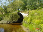 Culvert Crossing, West Cathance Stream at East Burrough Rd, Bowdoin, Maine