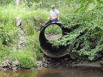 Culvert Crossing, Whittier Brook at Kimball Pond Rd, New Sharon, Maine
