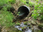Culvert Crossing, Willow Brook at Oxford St, Oxford, Maine
