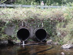 Multiple Culvert Crossing at Andrews Rd, Wales, Maine