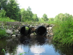 Multiple Culvert Crossing at Atkins Rd, Jefferson, Maine