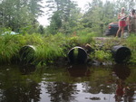 Multiple Culvert Crossing at Buck Rd, Gorham, Maine