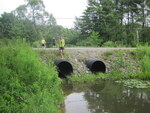 Multiple Culvert Crossing at Davenport Rd, Chelsea, Maine