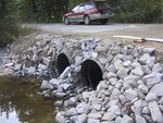 Multiple Culvert Crossing at East Old Country Rd, Newcastle, Maine