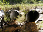 Multiple Culvert Crossing at Hertzberg Rd, Embden, Maine