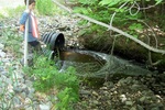 Multiple Culvert Crossing at Hyde Rd, Bowdoin, Maine