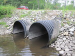 Multiple Culvert Crossing at Metcalf Rd, Winthrop, Maine