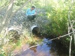 Multiple Culvert Crossing at Middle Bay Rd, Brunswick, Maine