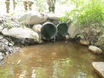 Multiple Culvert Crossing at Old County Rd, Bristol, Maine