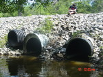 Multiple Culvert Crossing at Outer Lincoln Rd, Richmond, Maine