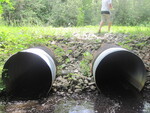 Multiple Culvert Crossing at Palermo Rd, Freedom, Maine