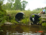 Multiple Culvert Crossing at Pitts Center Rd, Richmond, Maine