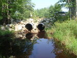 Multiple Culvert Crossing at Rice Corner Rd, Durham, Maine